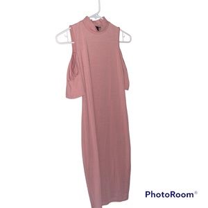 Blush Cold Shoulder Dress